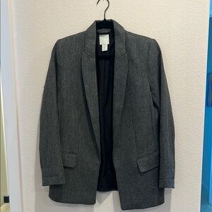 Chic Gray Blazer Jacket